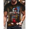 Funny 3D Animal Rabbit Print Men's T-shirt Street Personality Short Sleeve t shirts Fashion Casual Crew Neck Top Summer Clothing