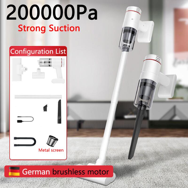 Car Vacuum Cleaner Handheld Wet Dry Cordless Vacuum Cleaner 200000Pa Multi-functional Powerful Vacuum Cleaner Home Appliance