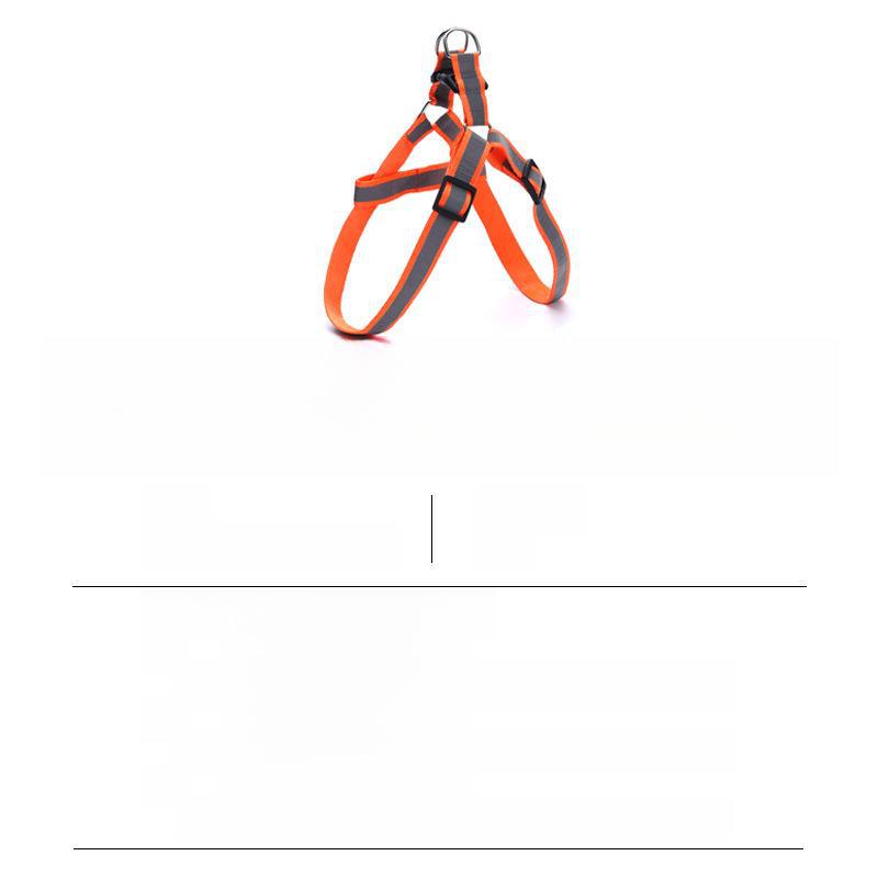 Reflective Braided Dog Harness and Leash Set