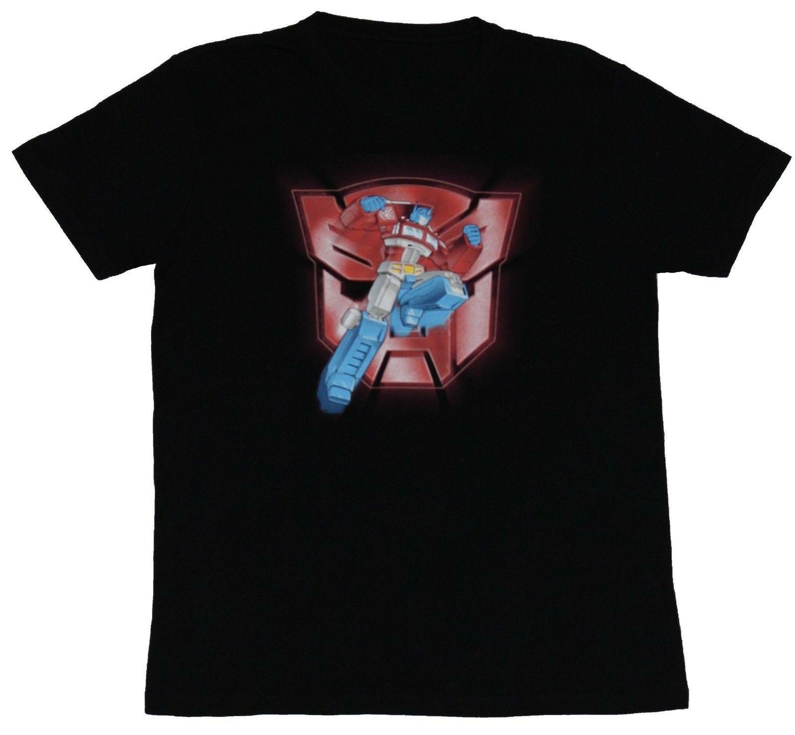 

Футболка унисекс с логотипом Transformers Jumping Optimus Over Autobot