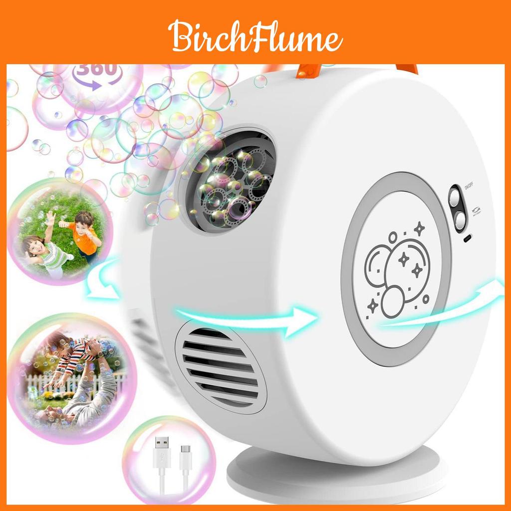 Cartoon Character Bubble Gun With 360 Rotation For Kids Outdoor Play And Sensory Development