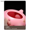 1 Set of 180ml Pink Purple Clay Teapot High-end China-Chic Style Single Tea Pot Zisha Tea Set Ball Hole Filter Tea Infuser
