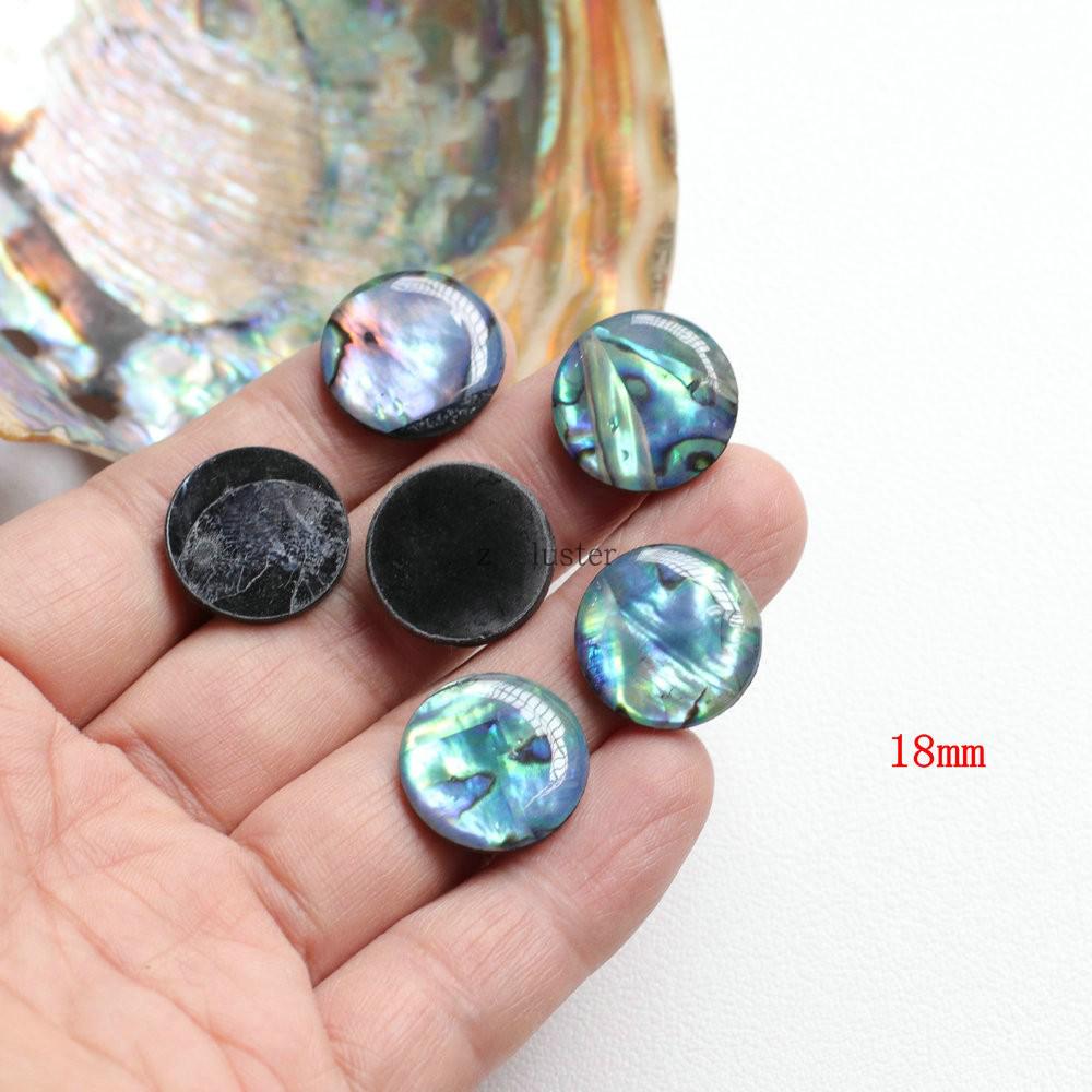 4-20mm Round Abalone Sticker Acrylic Board Patch for DIY Jewelry, Hairpin, and Headdress Accessories