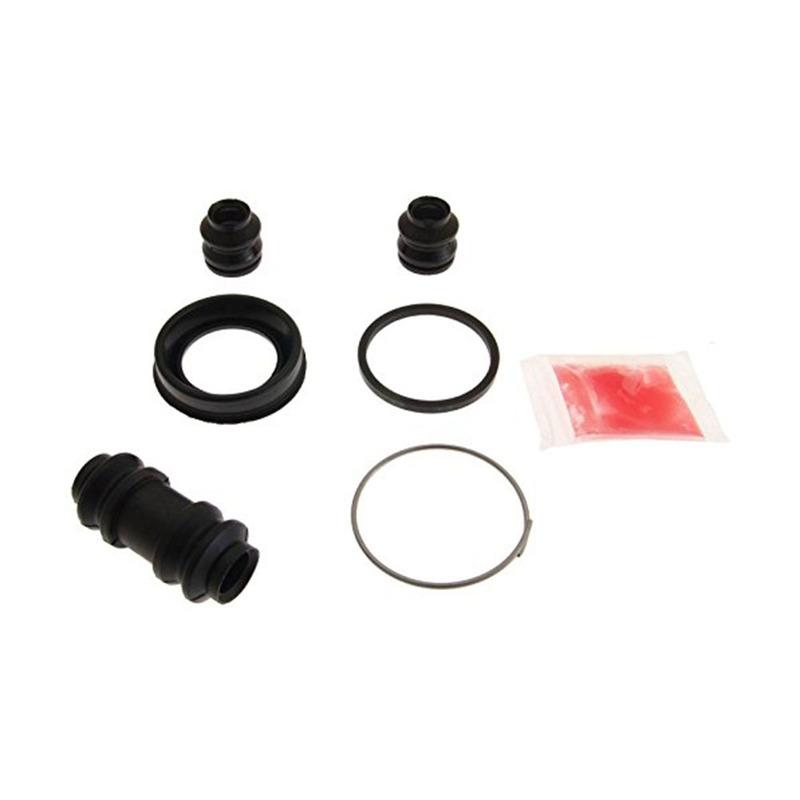 Black Rear Brake Seal Kit Caliper Gasket Replacement Installation Easy To Install Non-deformation Wear-resistant