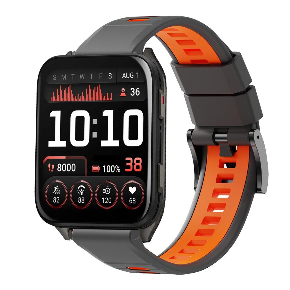 Športový dvojfarebný silikónový 24mm remienok pre Garmin Venu X1 Náramok pre Garmin Venu X1 TicWatch Pro 5 Enduro Remienok na hodinky