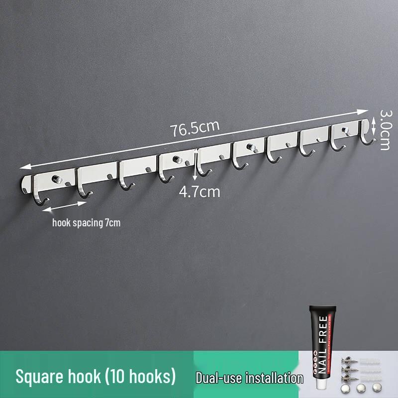 Camellia Stainless Steel Wall Mounted Coat Hook