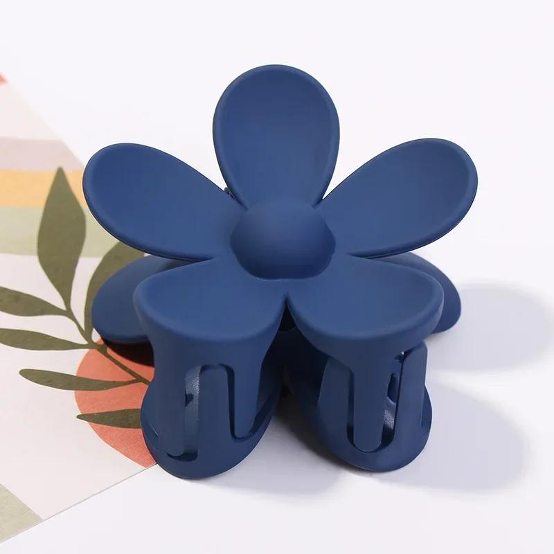 3.5cm 7cm Korea Flower Shape Hair Claw Clips Women Girls Ponytail Hairpin Barrette Headwear Accessories