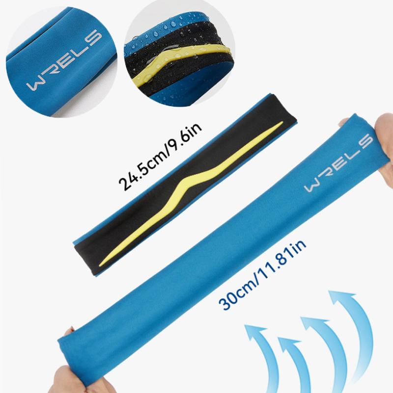 WRELS Summer Outdoor Headband Elastic Non Slip Fitness Running Sweatband Quick Dry Yoga Lightweight Sport Tennis Head Strap