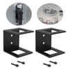 2 Inch Trailer Hitch Storage Holder Support Heavy Duty Steel Mounting Bracket For Pickup Truck Bed Garage Wall Motorhome