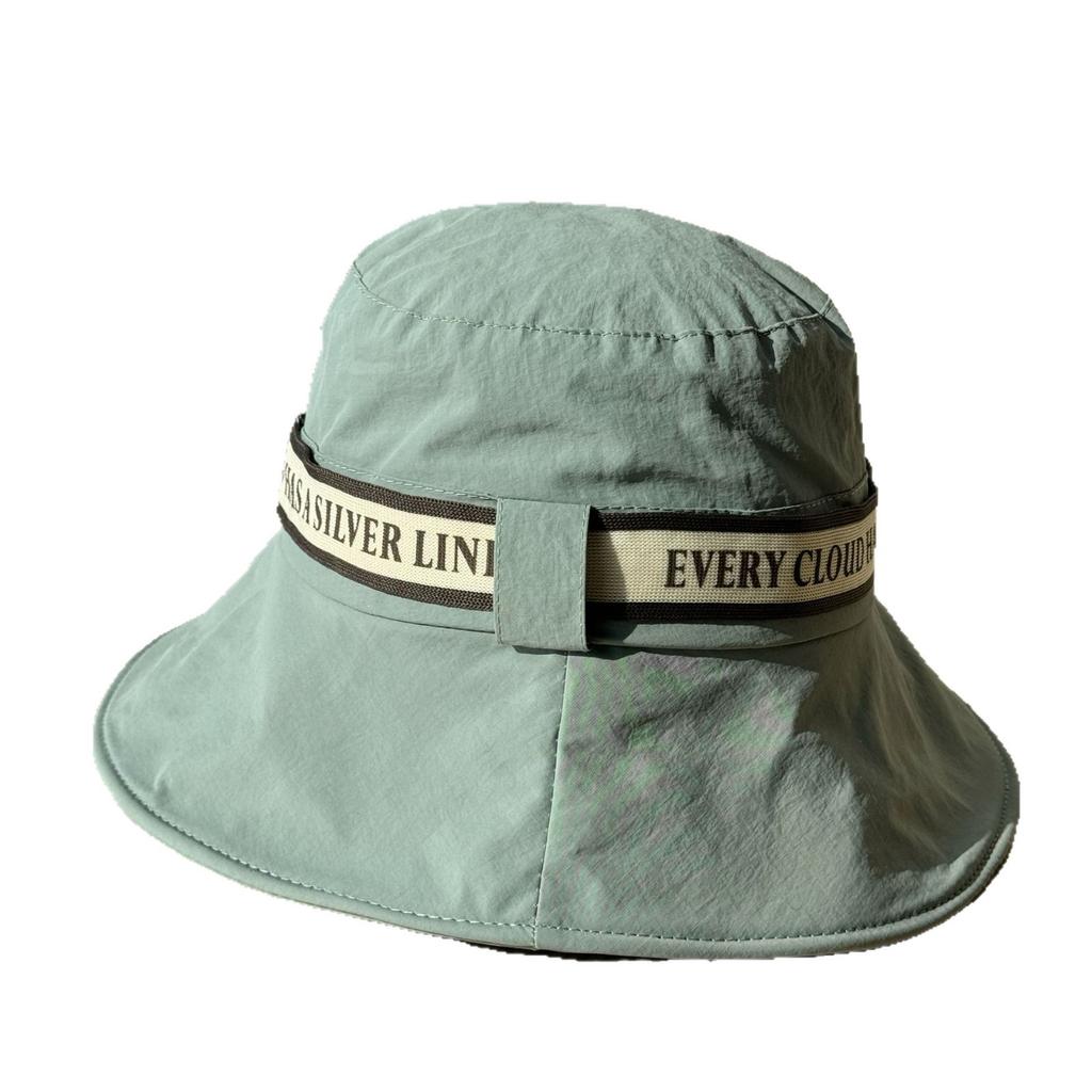 New women's spring sun protection hat, UV-resistant fisherman's hat, face-slimming sun hat, trendy bucket hat
