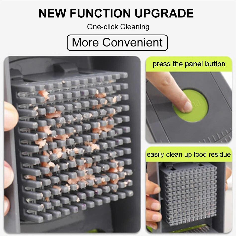 New Update Kitchen Grater Potato Chip Slicer Multifunctional Grater Vegetable Tools Shredded Potato Machine Cheese Grater