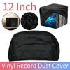 12 Inch Vinyl Record Dust Cover Short Plush Elastic Dust Cover Protective Case Sleeve High Elasticity Can Cover 50 Record Covers