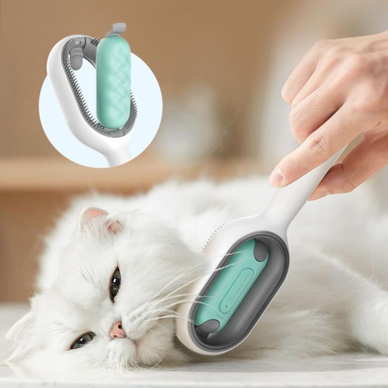 Dog Massage Comb Pet Cleaning Remove Hair Comb Cat Wipes Comb Sticky Dog Float Hair Cat Pet Beauty Gift Cotton Towel Essence