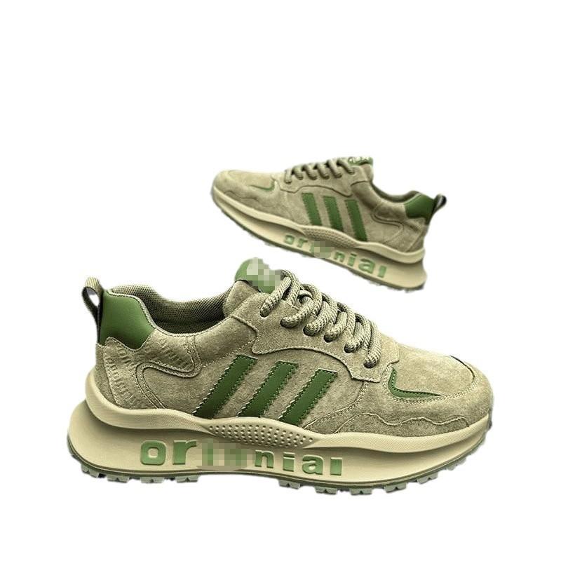 Retro Three-bar Dad Shoes Men's 2025 Spring New Comfortable and Versatile Douyin Kuaishou Explosive Casual Shoes