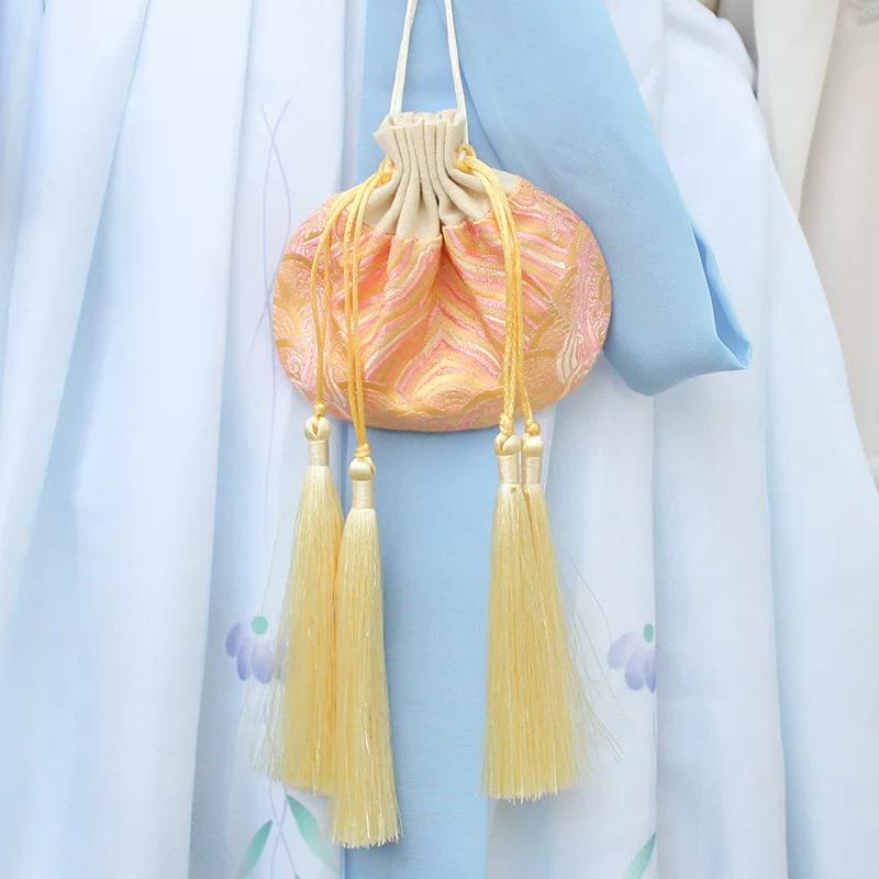 Dragon Boat Festival Sachet Perfume Bag Bag Small Pendant Embroidered Purse Finished Product Carry-on Creative Archaistic Tassel Silk Bag Cloth Bag