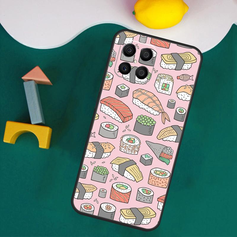 Sushi Case For Honor 200 Pro 50 70 90 X9a X8a X8 X9 X8b X9c X9b Honor Magic 7 Lite 5 6 Pro Cover