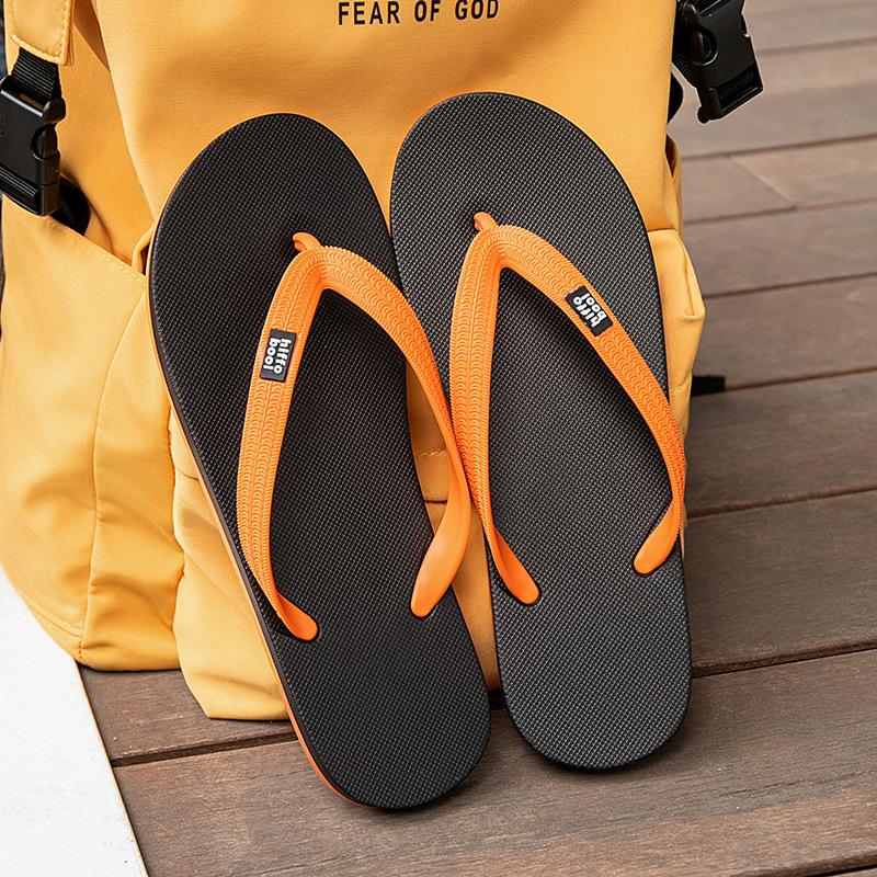 

Мужские шлепанцы летняя одежда Гуандун тапочки обувь с шиной студент уличная мужская пляжная обувь 45/46 оранжевый
