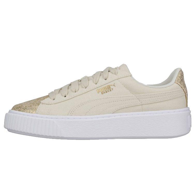 Puma Basket Platform 'Cream Y' Women's 366494-01