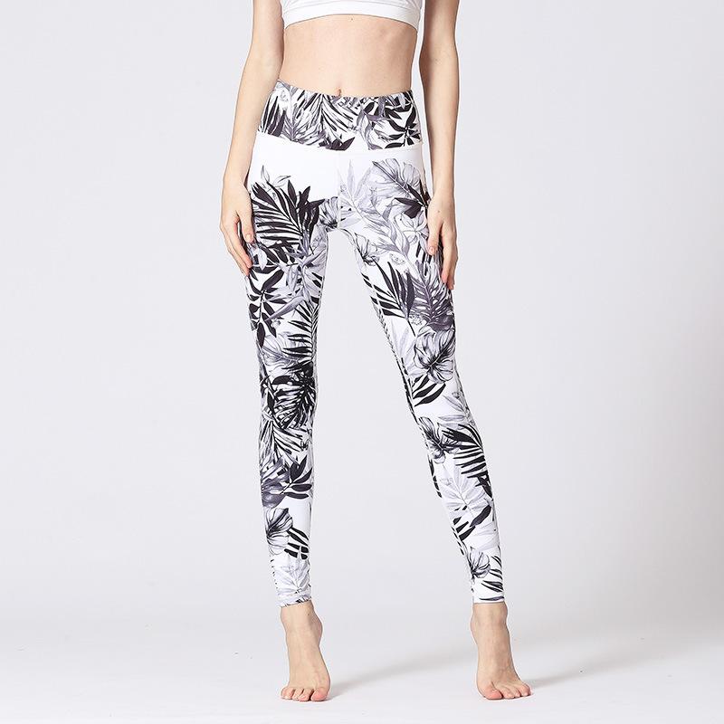 New Print Yoga Leggings for Women High-Waisted Tight Dance Fitness Pants Quick-Dry Sports Fitness Yoga Wear