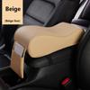 Car Memory Foam Armrest Cushion Center Console Armrest Pillow With Mobile Phone Holder Storage Bag, Car Armrest Box Mat Pad