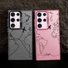 Case for Samsung Galaxy S25 S23 S21 S20 FE S25Edge S22 Ultra S24 FE Note 20 Ultra Phone Cover Line Airplane Topographic Map