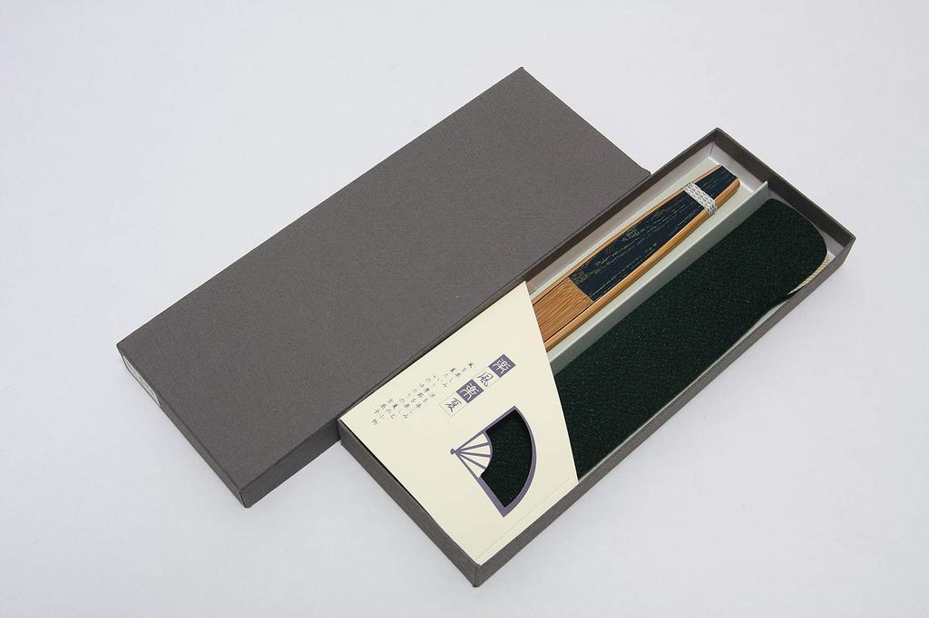 fan with fan in a presentation made in [Hasegawa] Men's Kyoto-style case, box, Japan, bamboo.