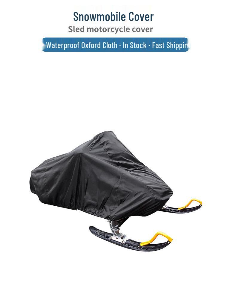 Outdoor Waterproof Snowmobile Cover - Sled Protection from Snow and Dust