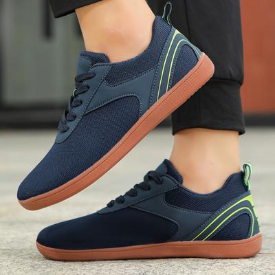 Ademende Gebreide Dames Wandelschoenen Brede Neus Crosstraining Sneakers Heren Fitness Gym Oefening Sportschoenen