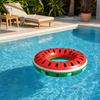Aufblasbarer Wassermelonen-Pool für Erwachsene für Sommer-Strand-Poolparty Schwimmhilfe für Männer und Frauen