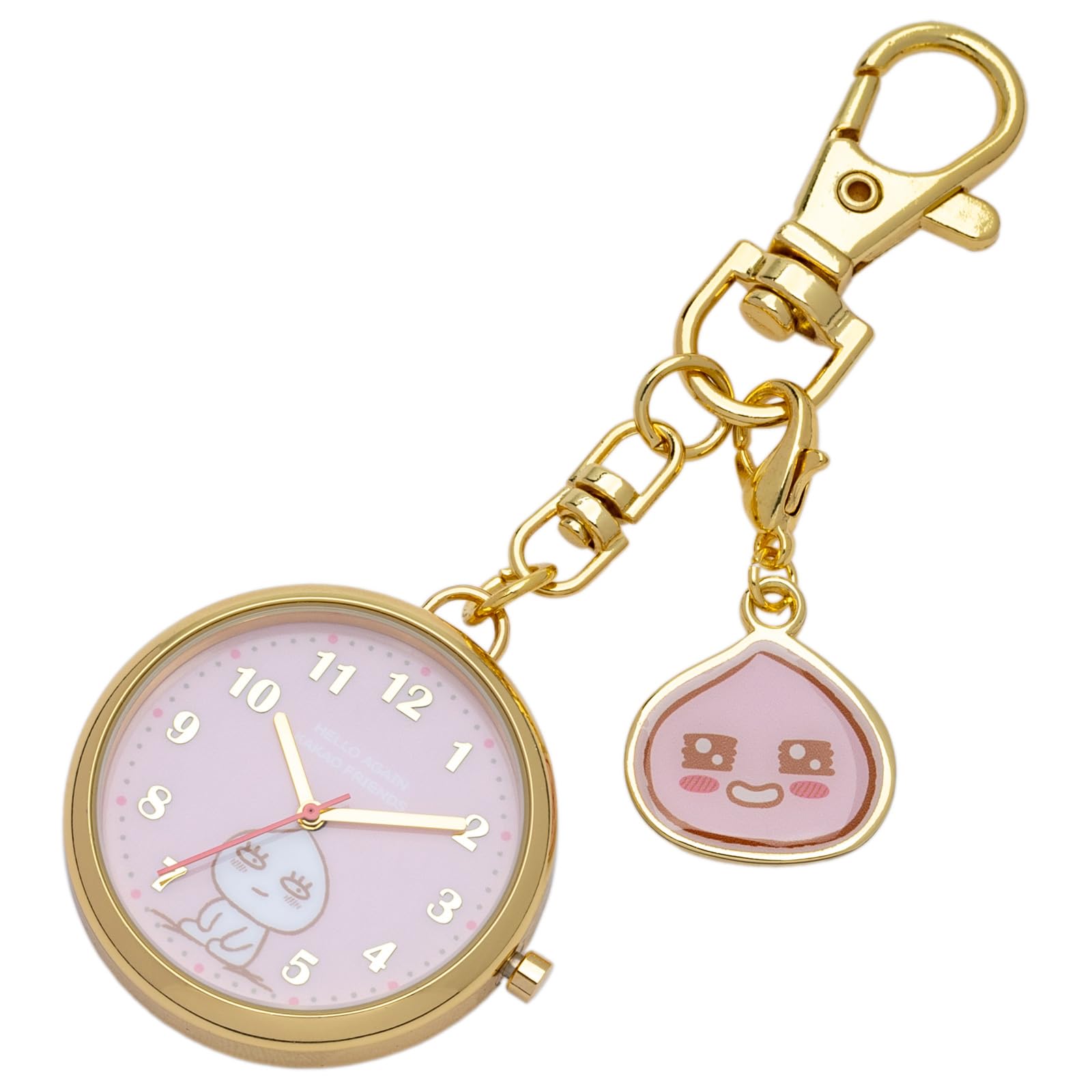 

Карманные часы-брелок аналоговые часы Kakao Friends Charm Keychain Watch J Apeach Pink [Fieldwork] женские KKO002-2