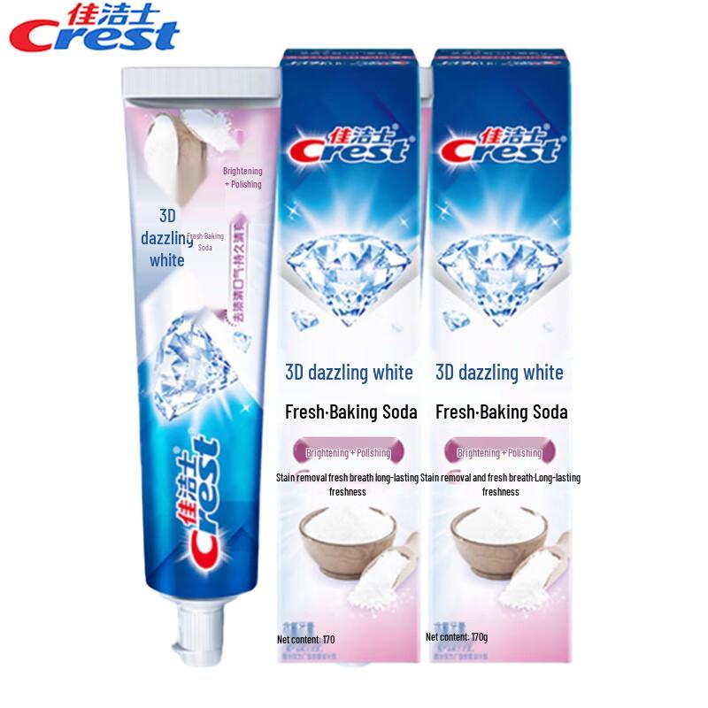 

Отбеливающая зубная паста Crest 3D White Deep Clean с пищевой содой