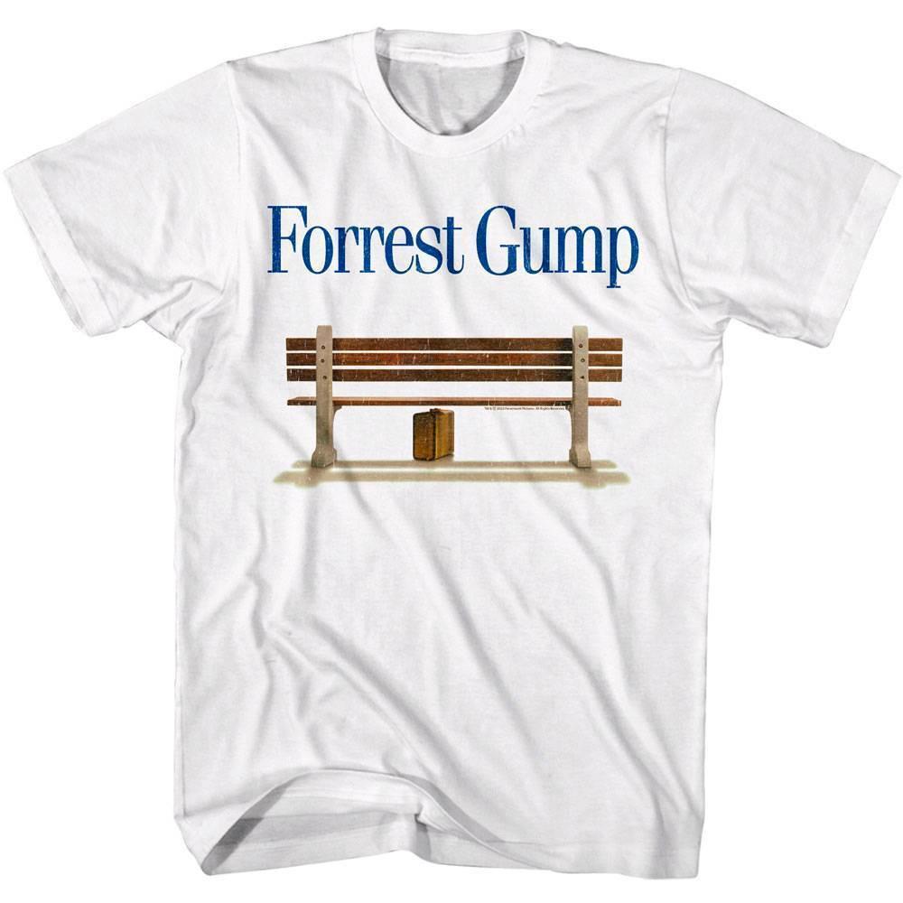 Forrest Gump Bus Bench Men T Shirt XXL
