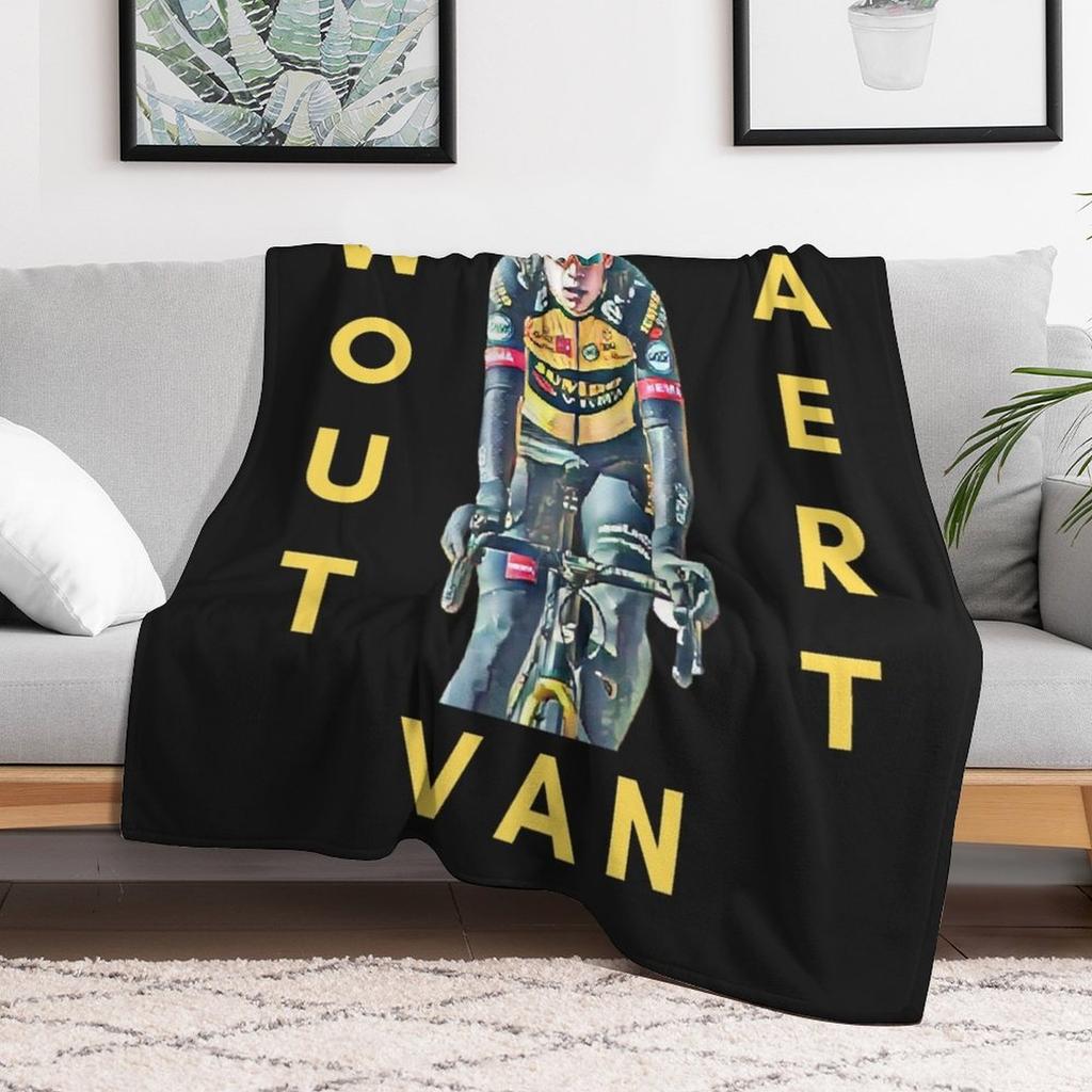 Wout Van Aert Essenziale Wout Van Aert Coperta Morbida Calda Regalo per Nonni