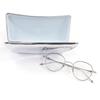 Excellent GENTLE MONSTER Glasses BOLD Boston Frame Silver Titanium mens Used