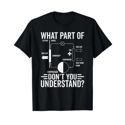 What Part Of Dont You Understand Hvac Technician T Shirt Vintage Versatile Streetwear Stylish Top For Everyday Wear