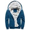 Herren Hoodie Winter Warm Fleece Reißverschluss Pullover Jacke Oberbekleidung Mantel