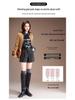 Plus Size Women's High Waist A-Line Woolen Shorts - Autumn & Winter, Loose Wide Leg, Bootcut, Slimming Fit
