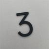 3D Self-adhesive Waterproof Plating House Number 0 To 9 Modern Gold Digits House Number Door Plate Address Outdoor Door Number