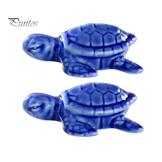 2 Pcs Turtle Toilet Bolt Caps Ceramic Sea Turtle Toilet Bolt Cover Universal Screw Cover Caps for Bathroom Toilet Decor