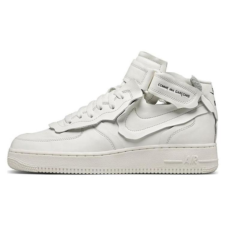 

Новые Nike Air Force 1 Mid Comme Des Garcons Белые DC3601-100