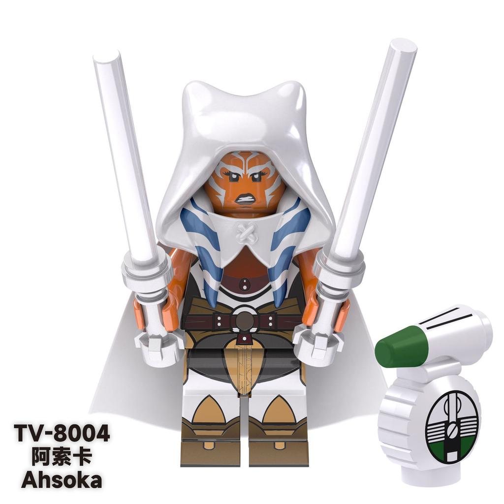 TV6101 Star Wars Building Block Figures Skywalker Robot Assembly Toy for Kids Set Model 8 Styles TV8001-8008