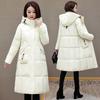 Russian coat hooded loose cotton plus large size cotton coat women's winter new cotton-padded coat long cotton-padded jacket