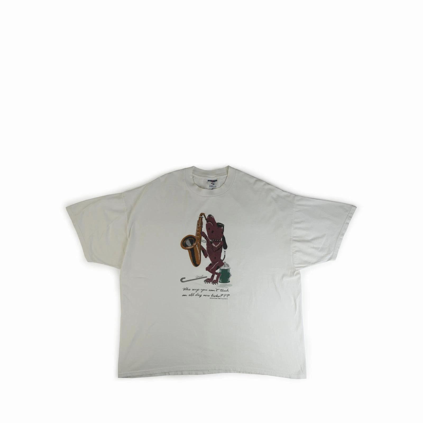 Vintage 1998 Old Dog New Tricks Tee Shirt S
