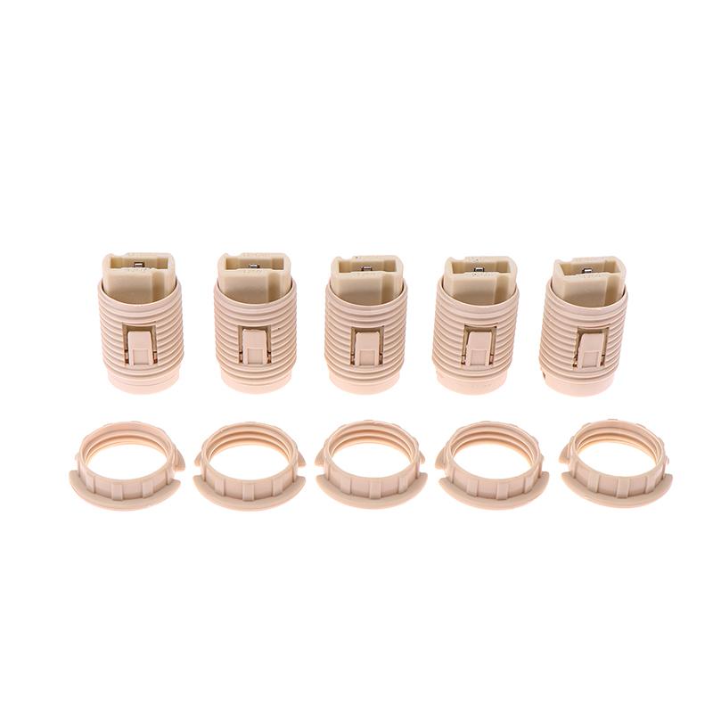 10Pcs G9 Lamp Holder Ring Lamp Bases G9 Lamp Socket With Plastic Shell Ceramic G9 Lamp Holder With M10 Plastic Bracket Lighting