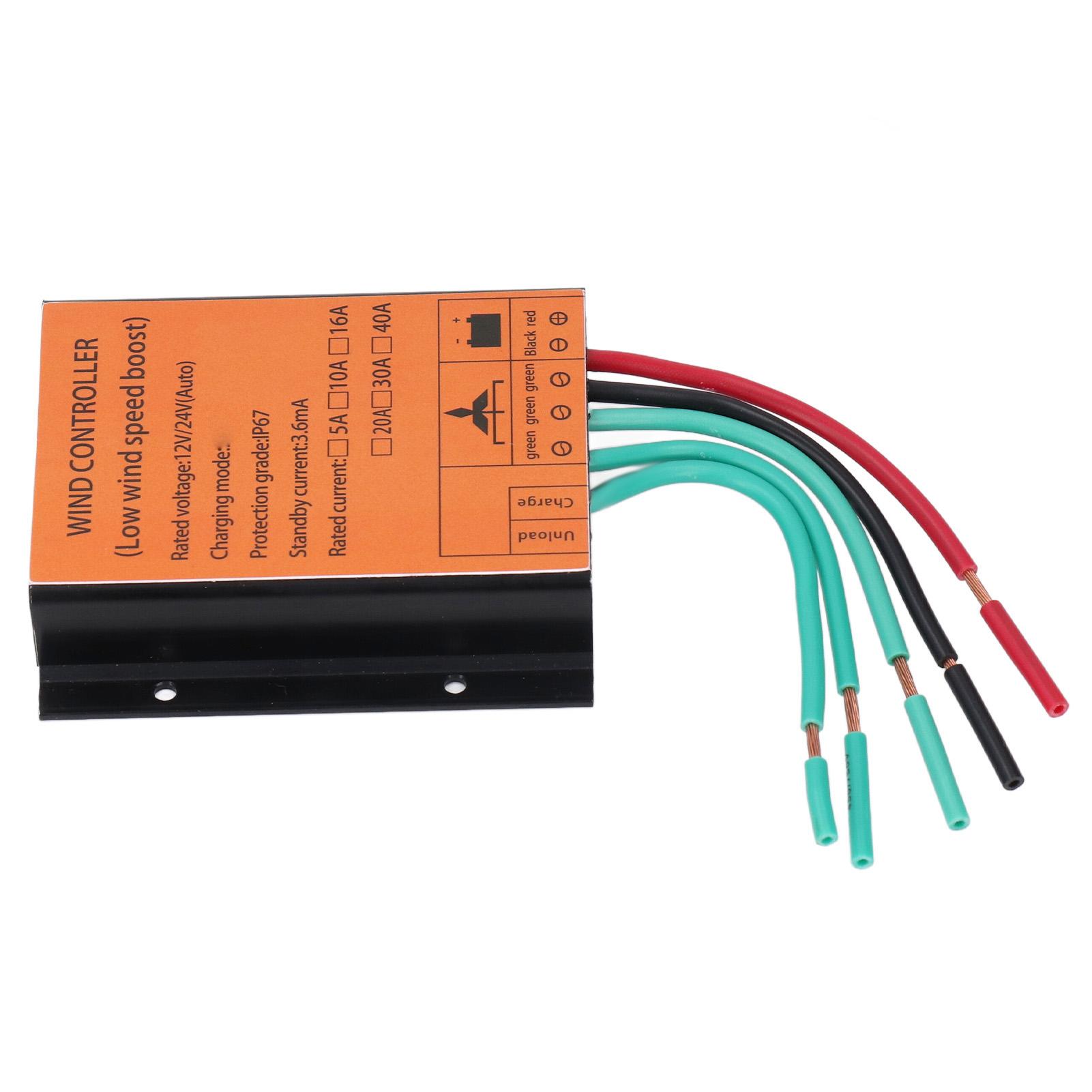 

MPPT Wind Turbine Charge Controller Boost Voltage Wind Turbine Generator Regulator 12V 24V 40A 300W‑1000W