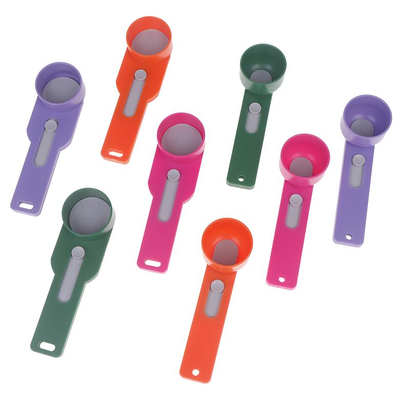 Creative No Spill Measuring Spoon Funnel Preparation Of Protein Powder Workout & Sports Drinks, Baby Formula Refill Mess Spill
