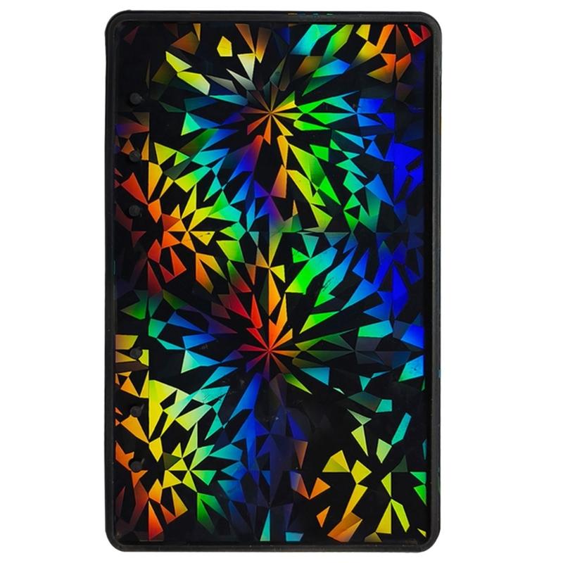 

Holographic Light and Shadow Notebook Cover Decorative Silicone Mold Mirror AB Surface Jewelry DIY Handmade Tool чёрный