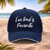IM Dads Favorite Baseball Cap  Lightweight Adjustable Unisex Cap for Running Fitness Outdoor Activities
