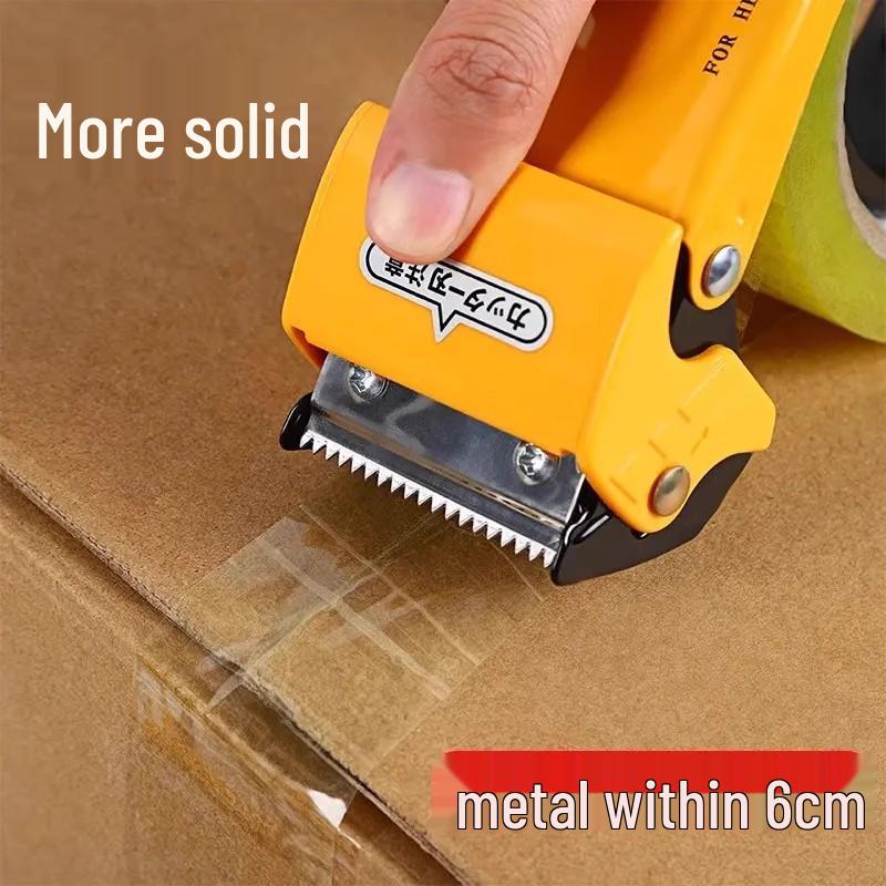 Transparent Metal Tape Dispenser - Adhesive Sealing Machine