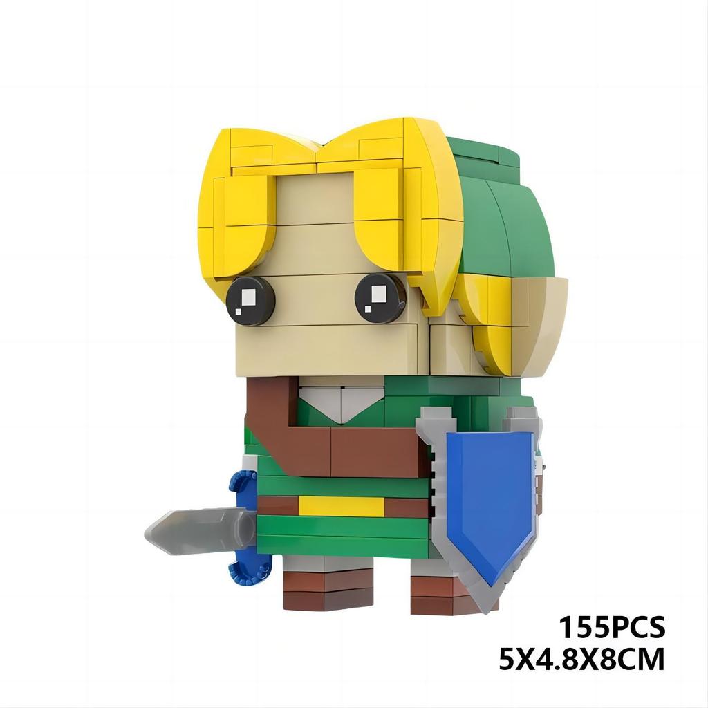 Compatible Building Blocks MOC-62351 Zelda Ocarina Of Time Young Link Mini Building Block Peripheral Model